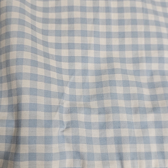 Never Worn Sleeveless Gingham Dress with Ruffles - Picture 6 of 6